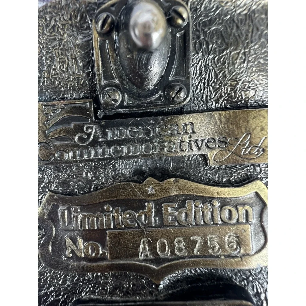 VTG American Commemoratives Ltd. 200 Years Presidency Metal Belt Buckle A03924
